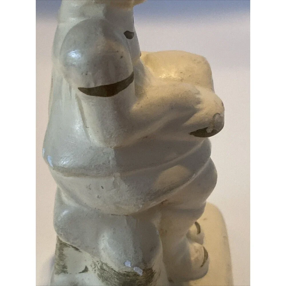 Vintage Chalkware Figurine Girl Reading Sitting on Bench Coventry Ware 3187